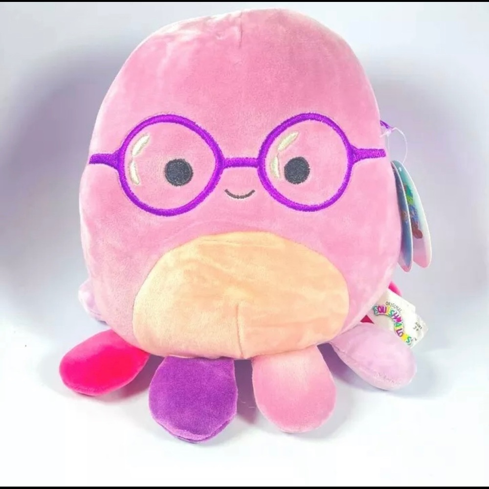 Squishmallow Beula the Octopus "Back to School" 8